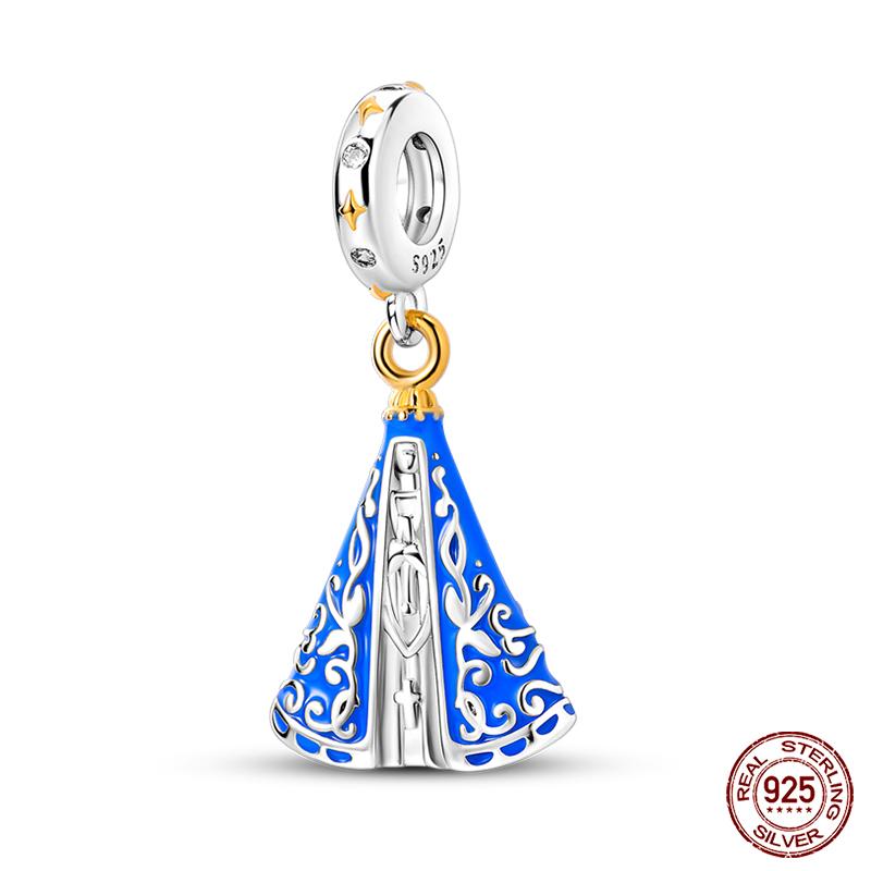 Fit Qikaola Original Bracelet Fashion Bee Astronaut Eiffel Tower Copper Charms Beads Fine Diy Birthday Jewelry For Women