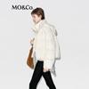MO&Co. Women's Loose Fit Stand Collar Down Jacket