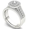 Silver Zirconia Inlaid Diamond Ring - Elegant Women's Jewelry