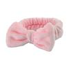 1/2/3pcs Bow Headband Wristband Set Towel Elastic Soft Washing Face Shower Make Up Yoga Sports Skincare Headband For Women Girls