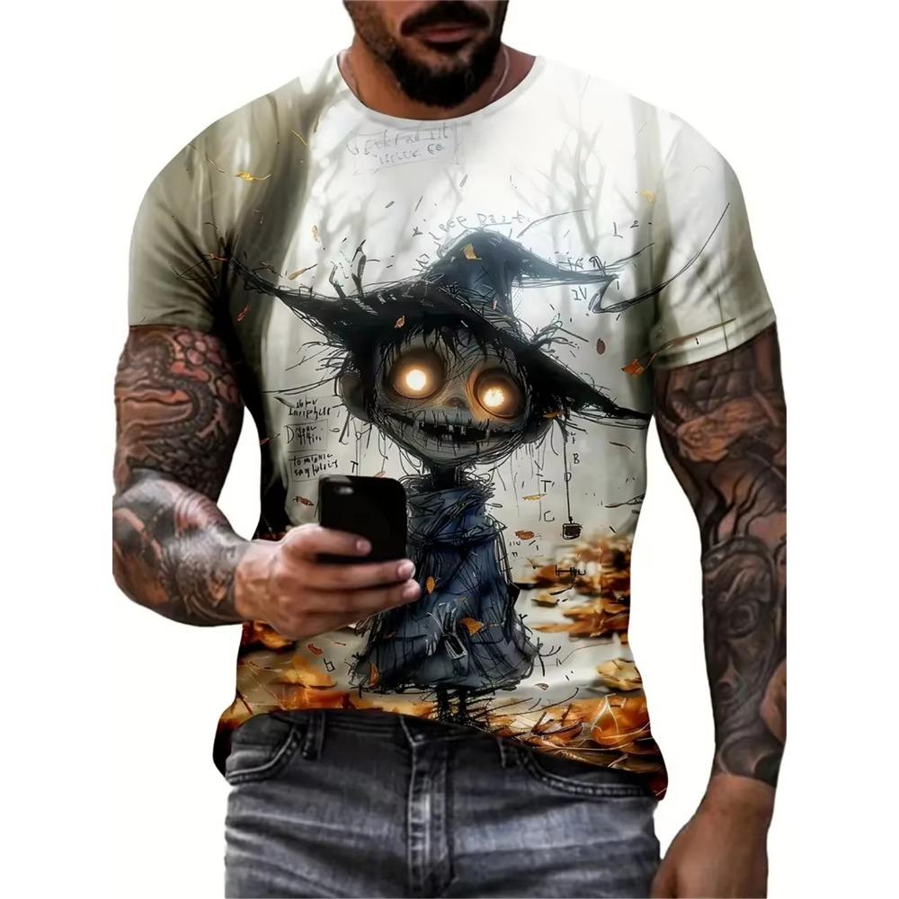 

Винтажные футболки пуловер с круглым вырезом, мужская одежда оверсайз, спортивная одежда, забавная мужская футболка с принтом животных, повседневные футболки с коротким рукавом 6XL