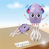 Electric Dancing Octopus Toy with LED Lights Music Smart Obstacle Avoidance Octopus Toy Toddlers Boys Girls Crawling Cartoon Octopus Toy
