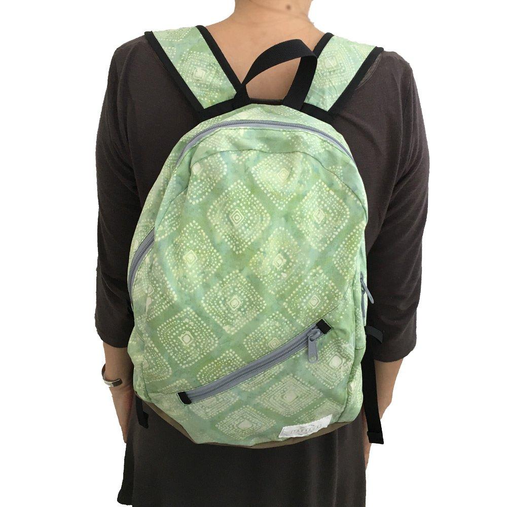 Pocketable Backpack 2 Tone Made in Japan 3005 [Tavarua] (LIME)