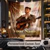 Personalized Wall Tapestry,Alex Warren Custom Printed Name, Fabric Wall Art For Indoor Room Backdrop