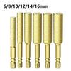 1/4" Hex Ceramic Tile Hole Drill Bit High Hardness Marble Glass 6 8 10 12 14 16mm Drill Bit GZW
