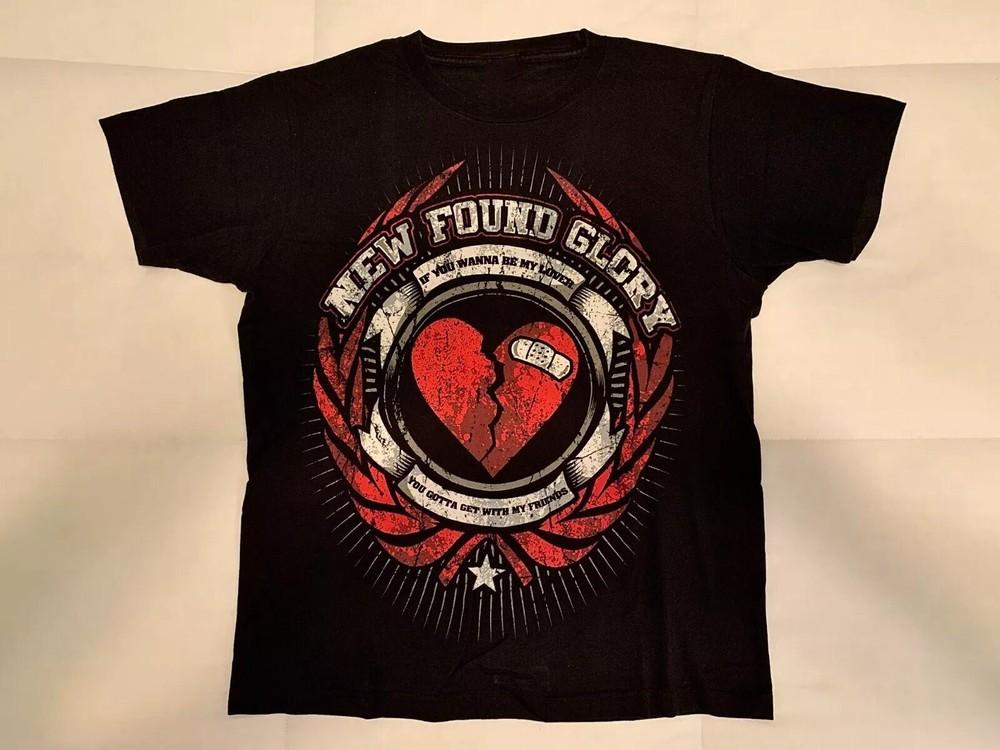 

New Found Glory Pop Punk Rock Band NFG Broken Heart Star T-Shirt Unisex T-Shirt XXL