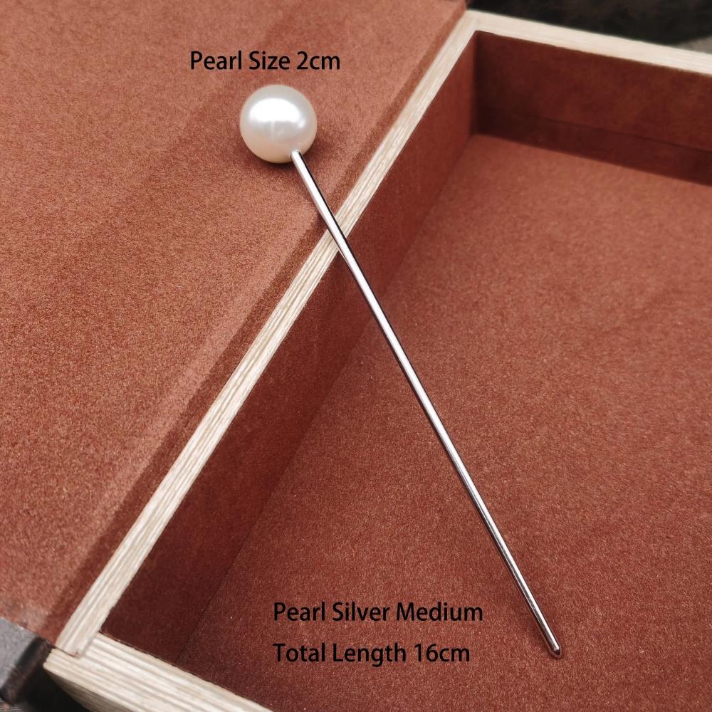 Vintage Hair Stick Clips for Women Simple Elegant Pearl Metal Hair Sticks Girls Hairclip Hair Accessories Wedding Hairstyle Tool