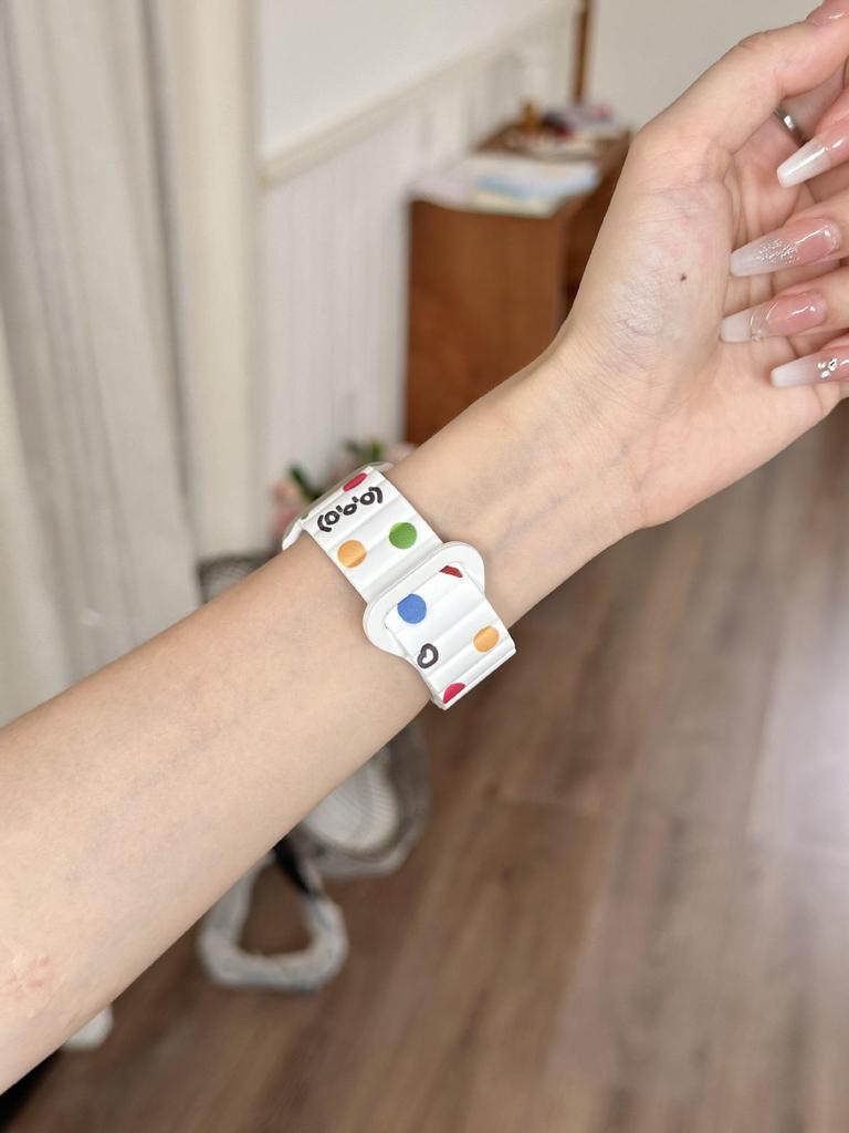 Compatible Silicone Magnetic Watch Band for Apple Watch SE 10th Gen/Ultra