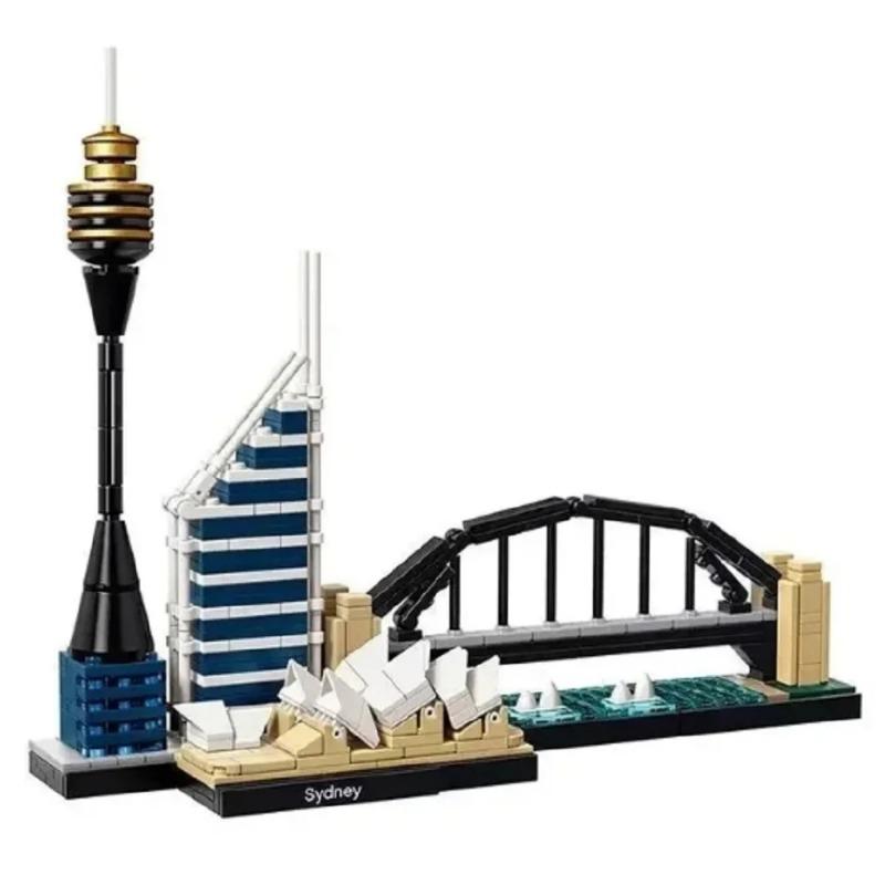 New York Londýn Paříž Dubaj Landmark Panorama města Stavebnice 21052 21044  21028  21034 21032 21027 Stavebnice