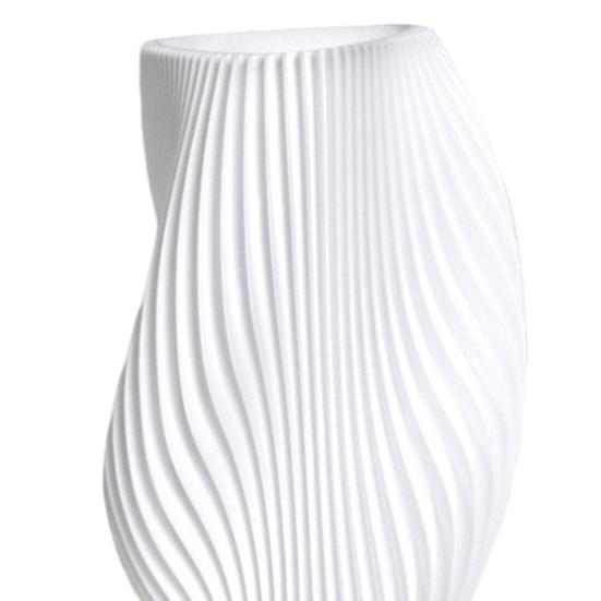 Night Light 3D Printed Pleated Decorative Lamp for Bedside USB Table Lamp for Bedroom Modern Ambient Room Decor
