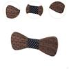 Boys Bowtie Novelty Gift Decor Wooden Bow Tie for Dinners Wedding Business Prom