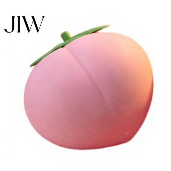 TPR Stress Ball Giant Peach Relief Toy, Realistic Large Squeeze Toy Simulated Fruit Sensory Desk for Adults & Kids