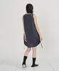 Ouas Balloon Check Dress (Navy)