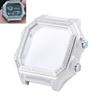 DIY diamond studded case for Casio 3299 small square AE-1200 1300 modified stainless steel case with diamond studded shell