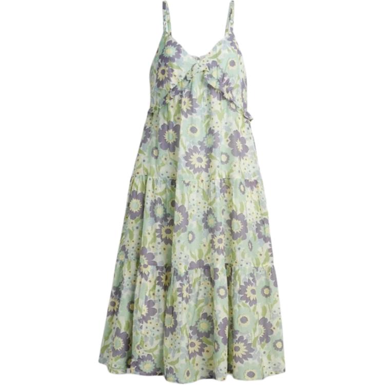 

COACH Printed Sheer Long Slip Dress Women dresses CBD99-Y1N M