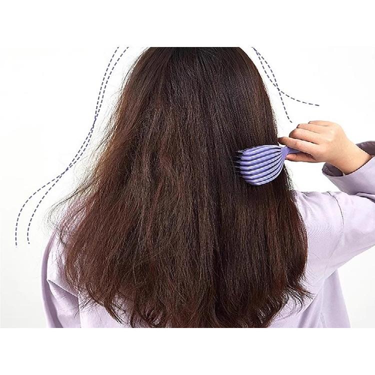 Detangling Hair Brush Hair Styling Brush Massage Comb Hollow Out Hair Brush Dry and Wet Hair Comb for Woman Man