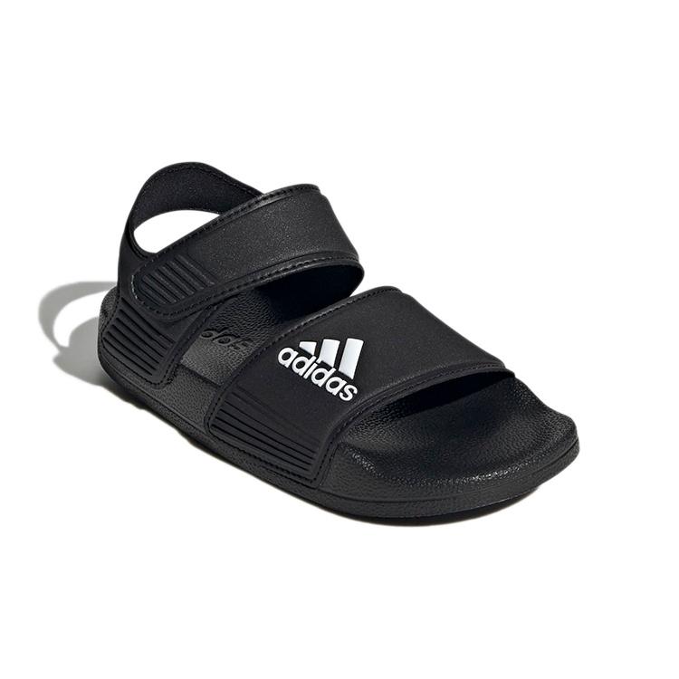 (GS) adidas Adilette Sandal 'Black White' Kids' GW0344