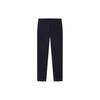 FILA Official Mens Knitted Long Pants 2023 Autumn Simple Straight Leg Business Casual Pants Men bottoms Legendary-Blue F11M331604FNV