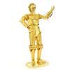 Metal Earth Fascinations STAR WARS GOLD C-3PO Puzzle 3D en métal