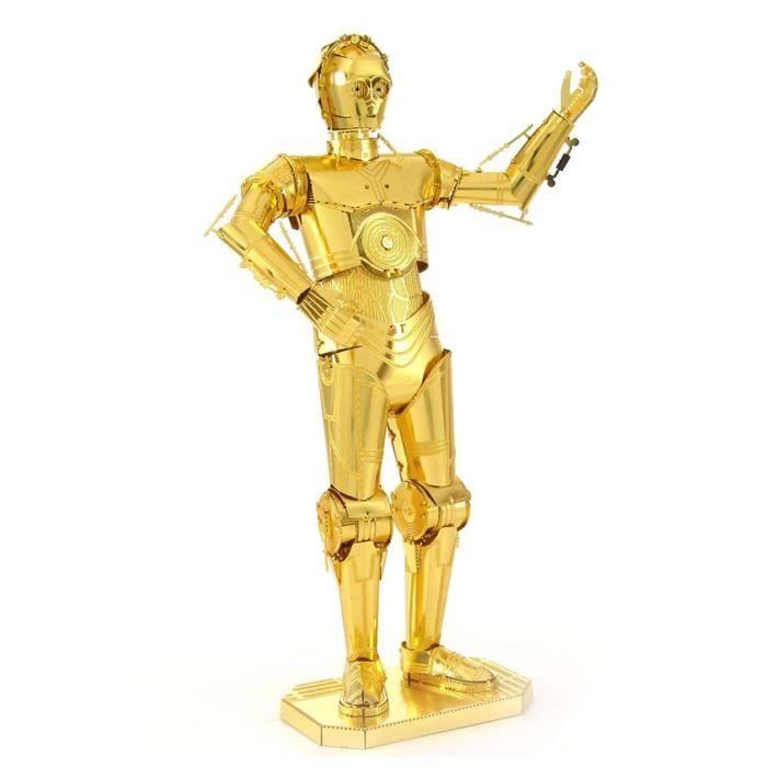 Metal earth fascinations star wars gold c-3po puzzle 3d en métal