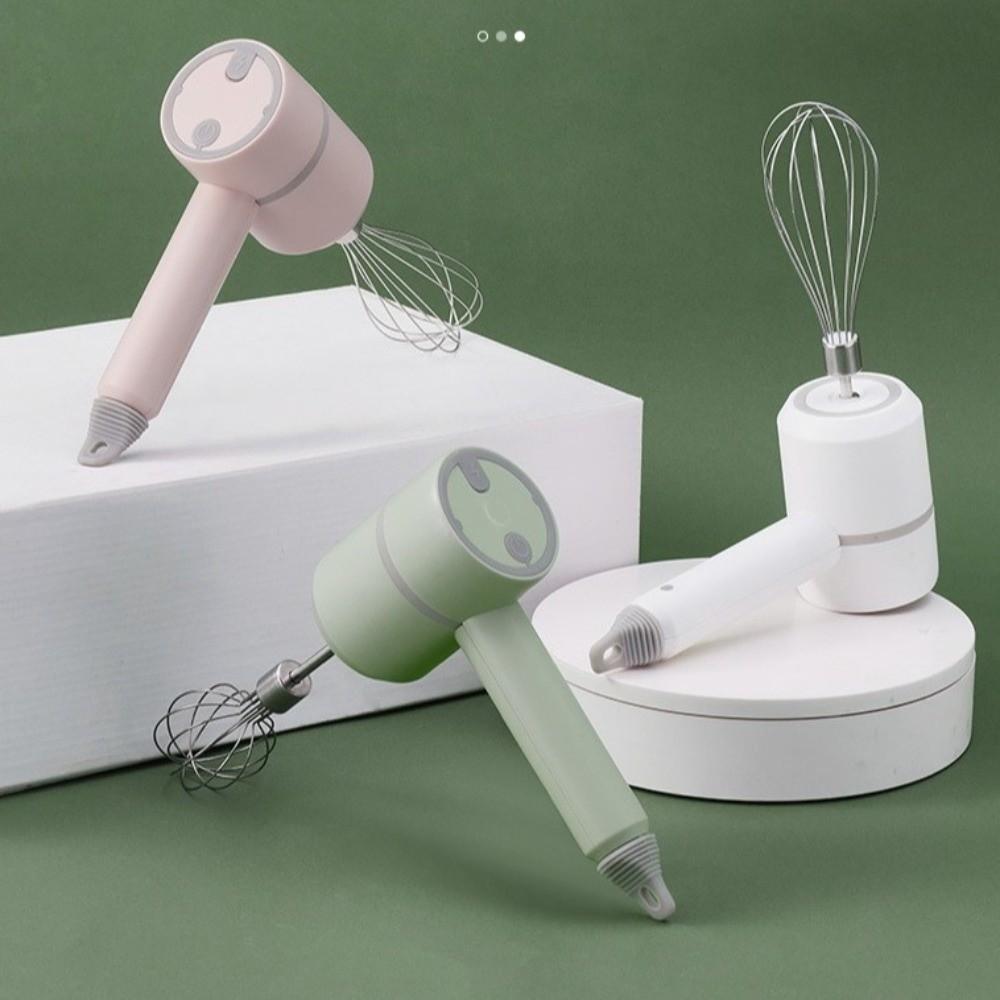 3 Speeds Electric Hand Blender High Power Portable Egg Beater Baking Mixer  Household Baking