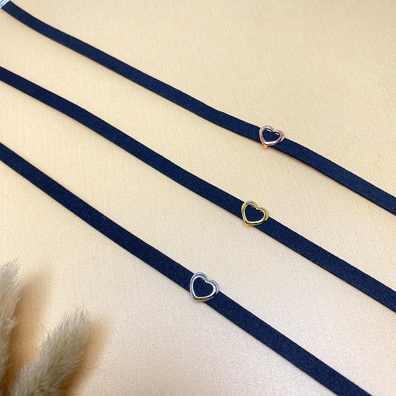 S925 Sterling Silver Heart Necklace: Short Clavicle Chain Choker Jewelry - Perfect Best Friend Christmas Gift for Women