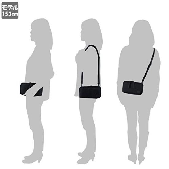 (Dziewczyna Portier) PORTER GIRL 2way Shoulder Pouch 2way Travel Organizer [Peleryna] 2.Bordeaux