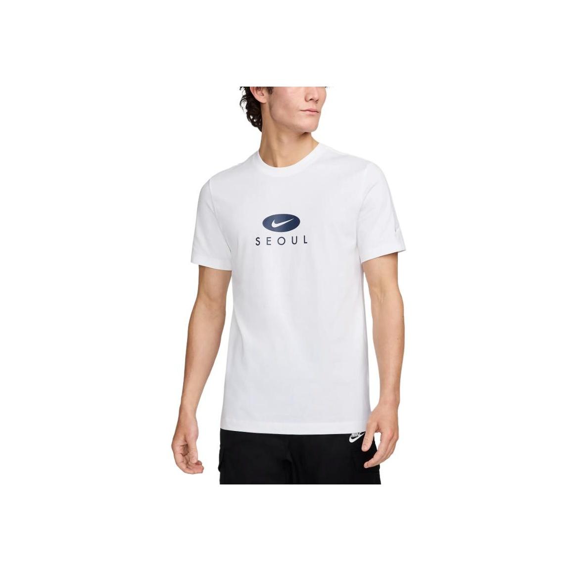

Nike Soft Crew Neck Short Sleeve T-Shirt Men Tops White HF4805-100 2XL