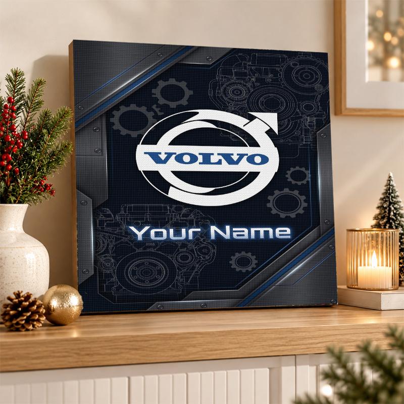 Volvo Trucks Custom Name Text 5D Diamond Painting Kit DIY Full Drill Diamond Art Decoration
