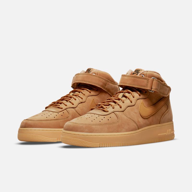 Nike Air Force One Men's Breathable Leather Sport Shoes with Winter Rubber Sole - NIKE AIR FORCE 1 DJ9158