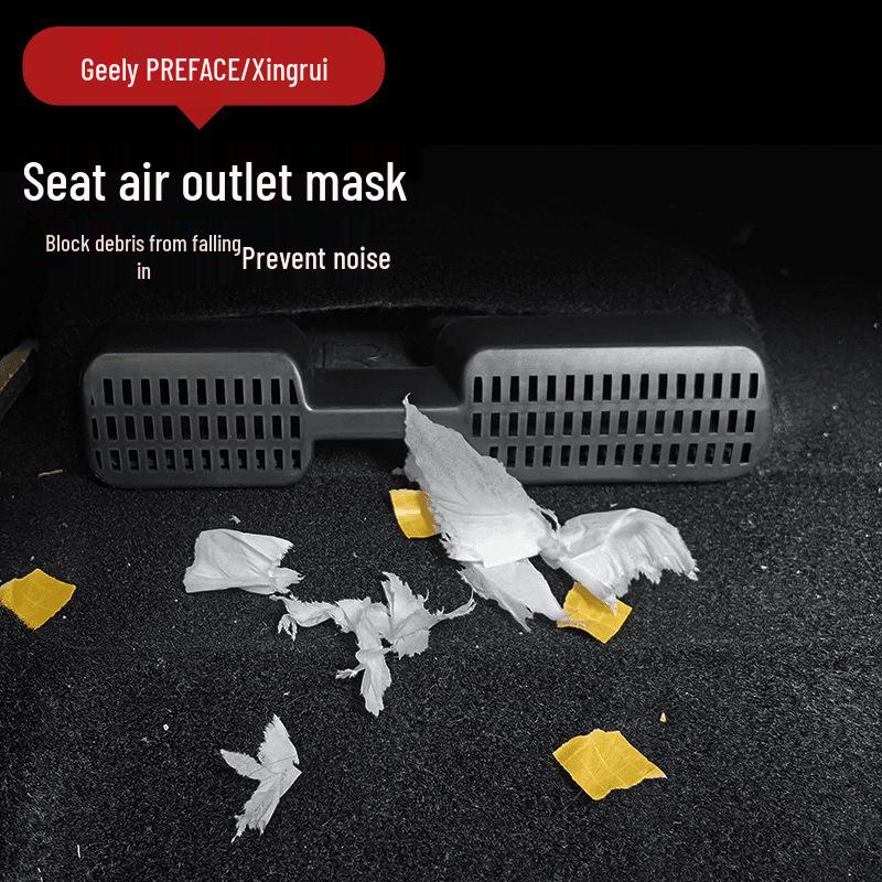 2025 Geely Xingrui Car Accessories: Interior Mods & Under-Seat AC Vent Protective Cover