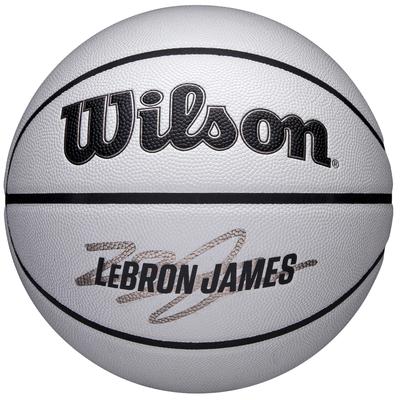 Wilson NBA Player Icon UV Bskt LeBron, Basket-ball unisexe gris