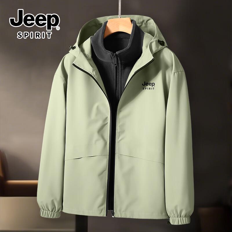 

JEEP SPIRIT Men s 3-in-1 Outdoor Hiking Jacket M
