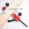 20MM Hole Woodworking Desktop Fixture Adjustable Frame Fixed Workbench Auxiliary Clamping Tool F Clamps Quick Release Clip