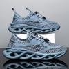 YRZL Men's Running Shoes Breathable Mesh Soft Sole Anti Slip Casual Sneakers Lightweight Comfortable Sports Shoes