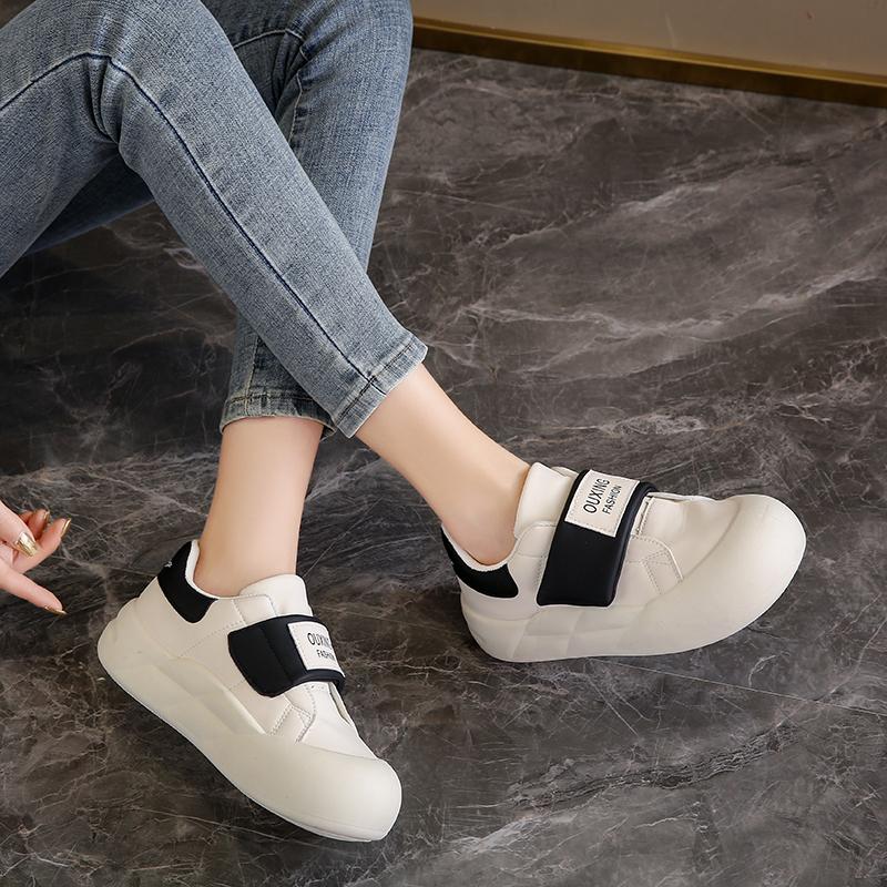Sneakers Spring and Autumn New Women's Shoes Velcro