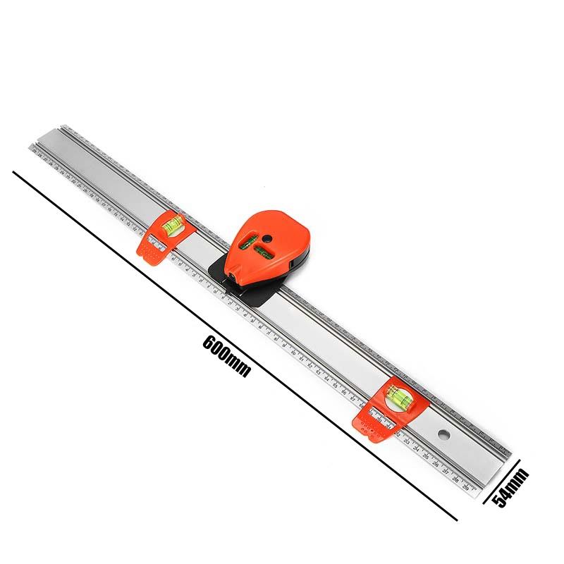 New Metric Level Rulers Multipurpose Measure Laser Level Aluminum Ruler and Horizontal Vertical Measure Aligner Standard