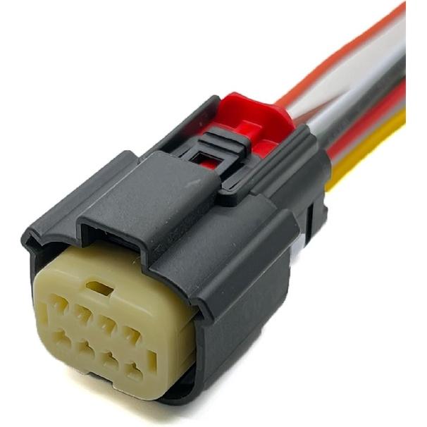 8Pin Automotive Electrical Headlight Light Socket Connector Harness Engine Socket Fit Compatible 33472-0801 33482-4801(8P Female,5 Pcs) 5 Pcs