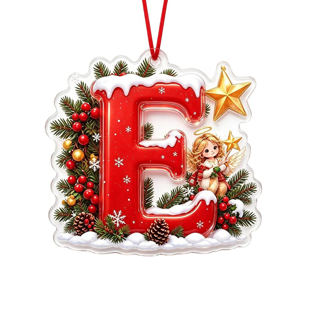 Christmas Tree Hanging Ornaments, Festive Decorations for Holiday Home Party Indoor Decor