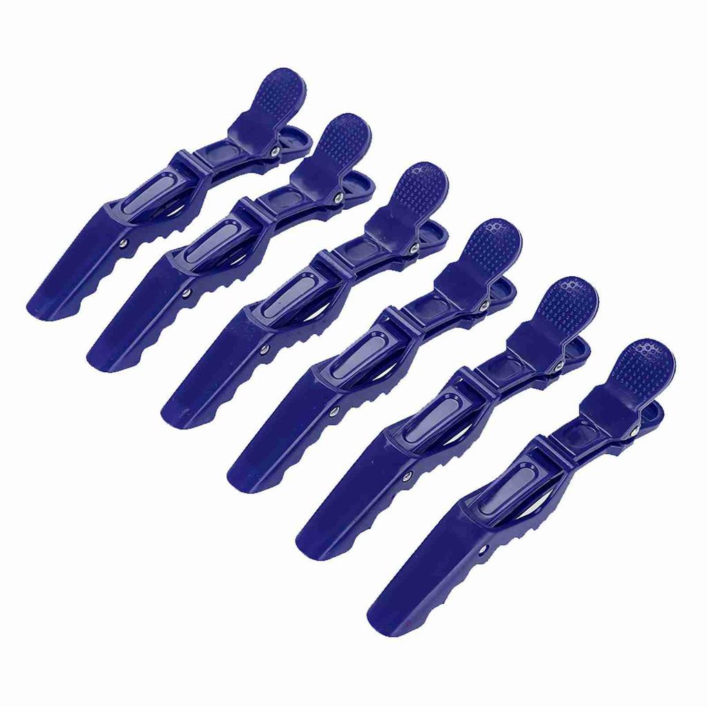 6 Pezzi Pinza per Capelli a Coccodrillo Pinze per Parrucchiere Pinza per Capelli in Plastica Professionale da Barbiere Per Salone Acconciature Fermagli per Capelli Accessori per Capelli