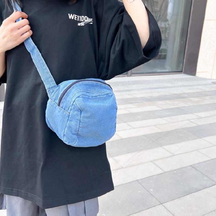 Denim Shoulder Bag Casual Handbag Women Girls Men Travel Crossbody Bag Tote Bags