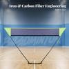 Badminton Net with Stand Easy Setup Set Minimal Space for Backyard