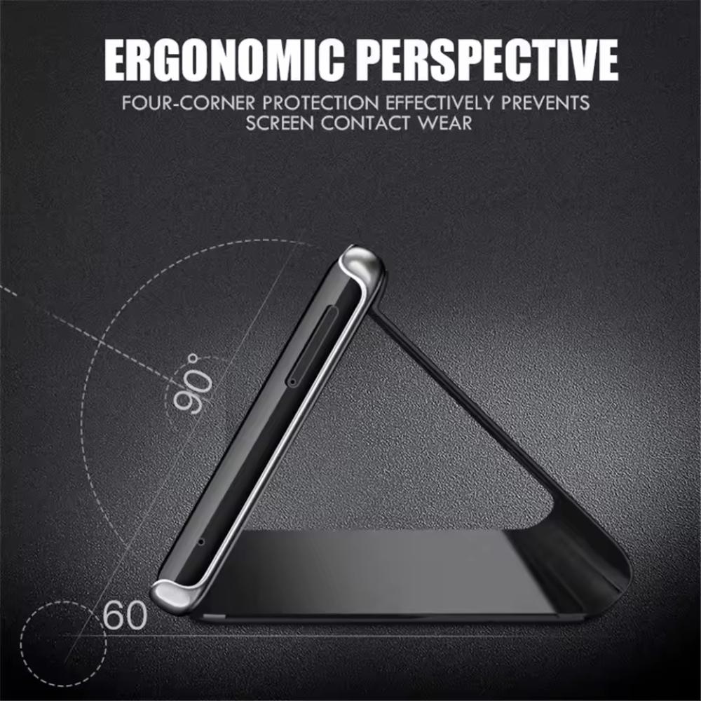 Luxury Mirror Flip Case For Xiaomi POCO M5 F6 X7 14T 14 13T 13 12T 12 12S 11T Pro Leather Cover For Xiaomi 13 12 11 Lite Phone Accessories
