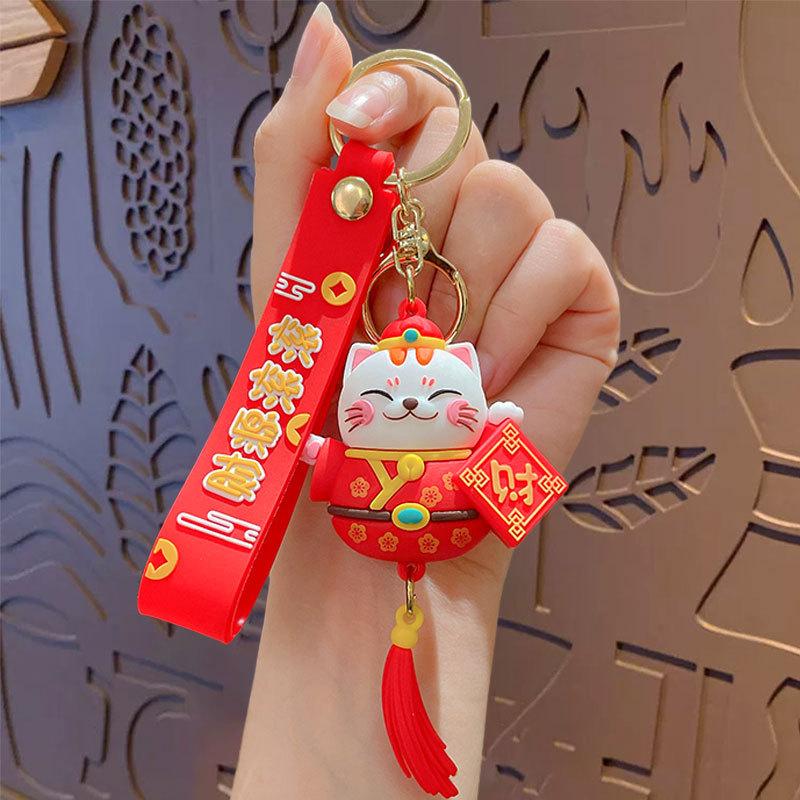 Cartoon Kapibara Doll Plush Capybara Head Cover Keychain Cute Bag Pendant Car Key Chain