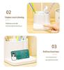Smart LED Desk Lamp with Eye Protection, Pen Holder, and Bedside Night Light for Students