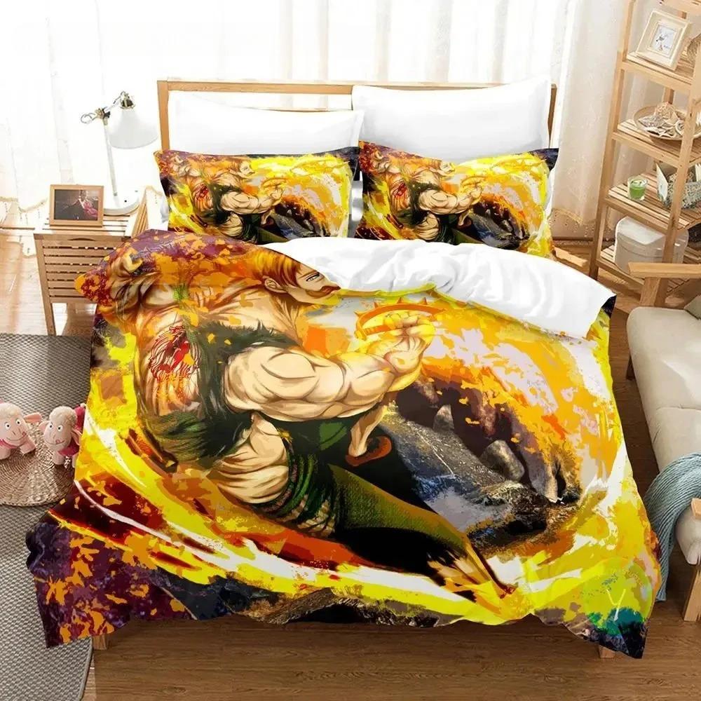 Escanor The Seven Deadly Sins Bedding Set Bedroom Soft Modern Bedspreads Comefortable Duvet Cover Quilt Cover And Pillowcase