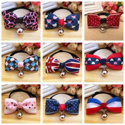 Pet Pes Kočka Motýlek Obojek Módní Pet Mašle Kočičí Kravaty Motýlky Kravaty Zvonkový Obojek Malí Psi Doplňky Štěně Pomůcky pro Úpravu