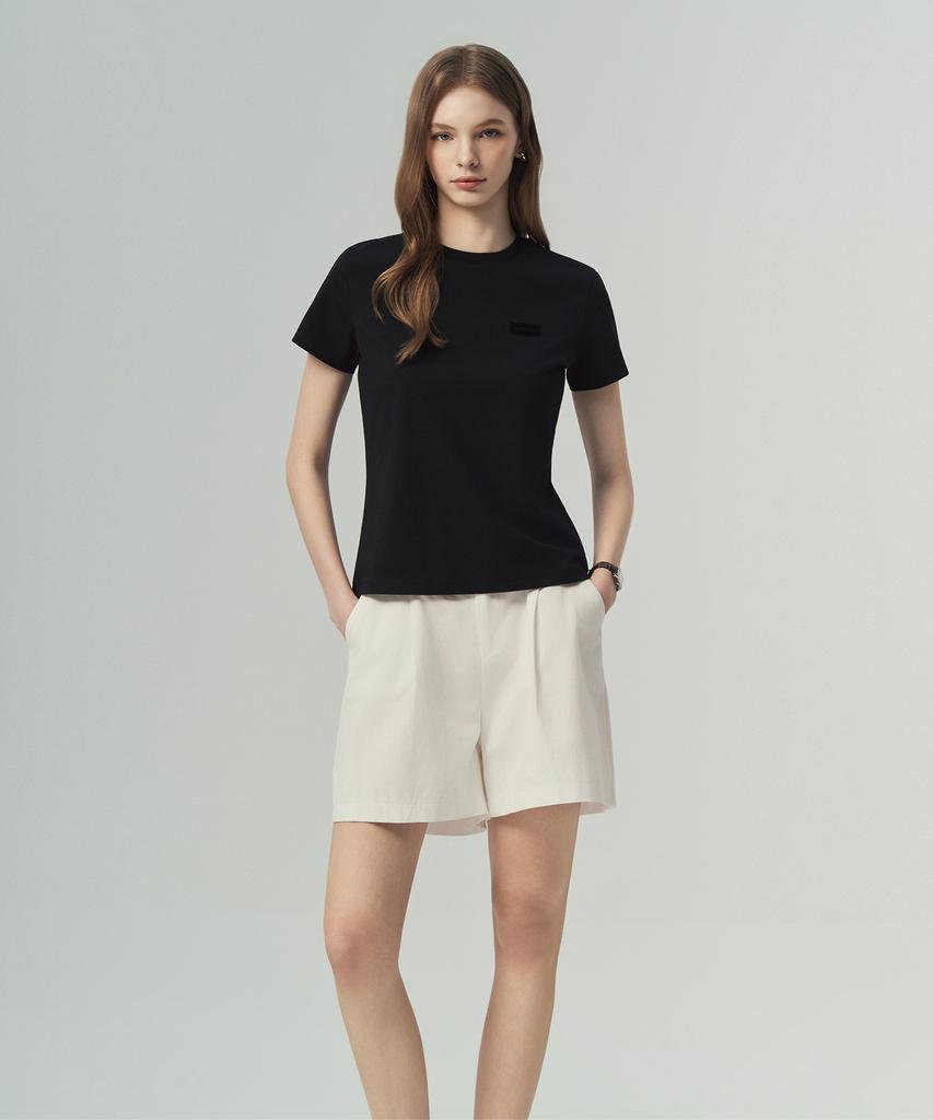 DUVETICA Messina (Black) (Women'S Short Sleeve T-Shirt)