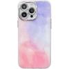 This Is A Fashionable and Light Luxury Electroplated Protective Case Suitable for IPhone16Promax with A Marble Texture