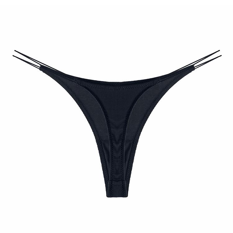 Pantaloni a T sexy da donna in cotone con filo sottile Nastro confortevole e traspirante perizoma da donna
